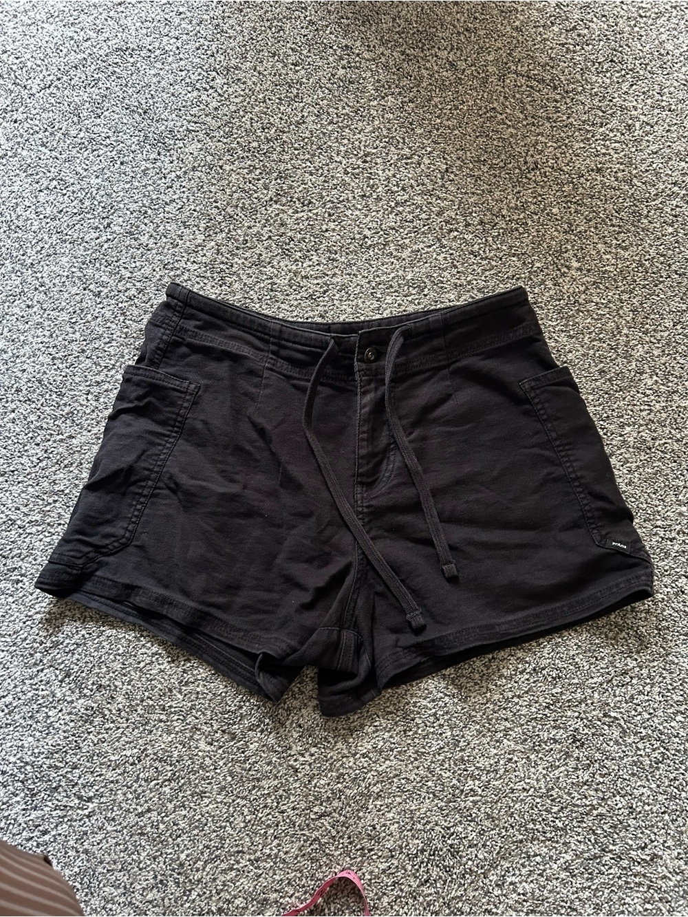 Prana Black MidRise Shorts